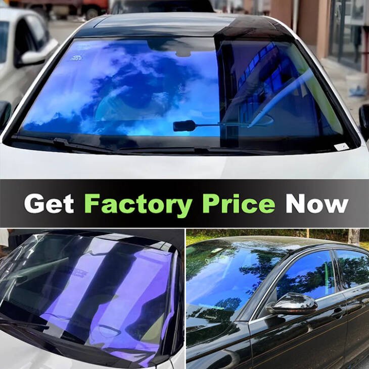 Korea SKC Material Red Blue Green Purple Nano Ceramic Chameleon Tint Film - Image 5