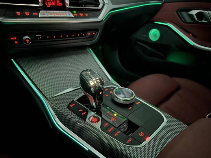 Car Replacement Decorative Lamps Center Console Saddle Light for BMW 3 and 4 Series(G20 G22) 2020-2023 - Image 4